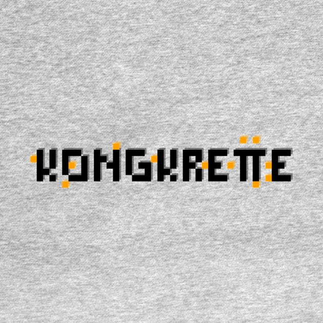 KONGKRETTE black banner by The KongKrette Crate